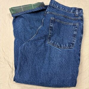 Men's lined Blue Jeans